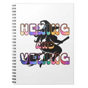 Caderno Espiral HEXING E VEXING para a Pagan de Tamanho Plus