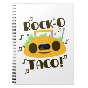 Caderno Espiral Hey Taco da Rocha-o