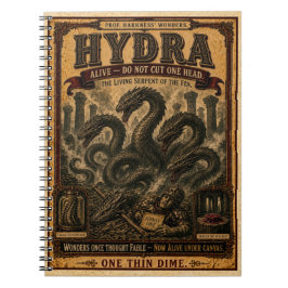 Caderno Espiral Hidra, Monstro de Circo Antigo