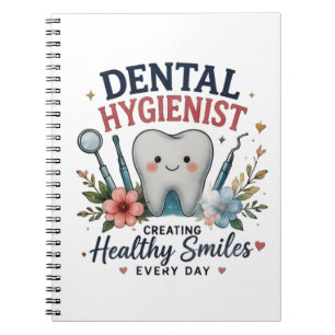 Caderno Espiral Higienista Dentário Criando Sorrisos Saudáveis Tod