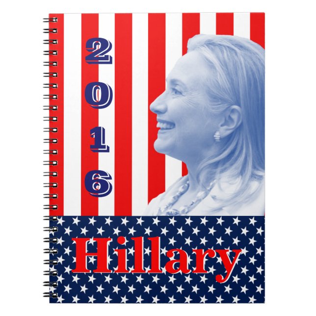 Caderno Espiral Hillary 2016 (Frente)
