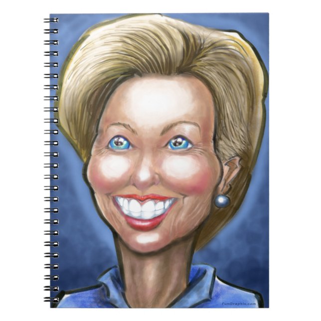 Caderno Espiral Hillary Clinton (Frente)