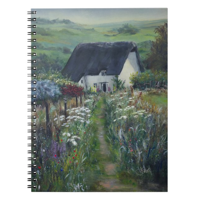 Caderno Espiral "Hillview- Uma Casa de Campo Inglesa" (Frente)