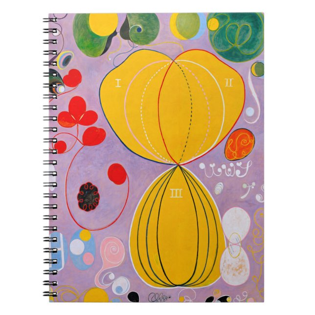 Caderno Espiral Hilma af Klint - O Dez Maior N.º 7 (Frente)