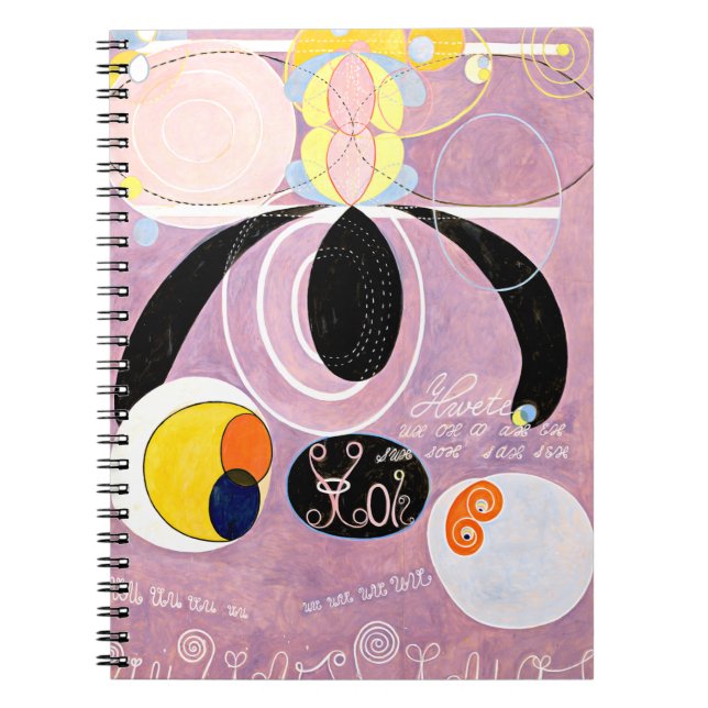 Caderno Espiral Hilma af Klint - Os Dez Maiores, N.º 06 (Frente)