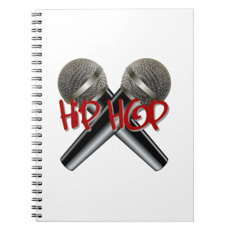 Caderno Espiral Hip Hop - o rap DJ do mc bate o r&b dos grafites