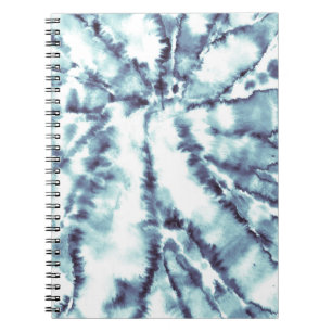 Caderno Espiral Hippie Dye Drawn Poster. Textura de Lave de Pintur