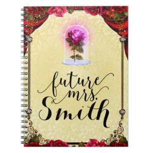 Caderno Espiral História Encantada Amarela Livro Vermelho Futuro S