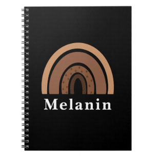 Caderno Espiral História Negra Afro-Americana Mês de Melanina