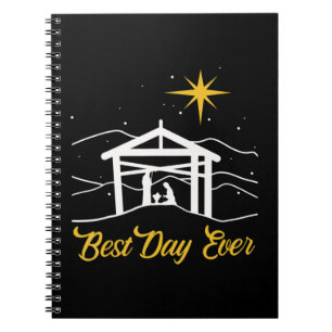 Caderno Espiral História Verdadeira Natal Jesus Presente de Nativi