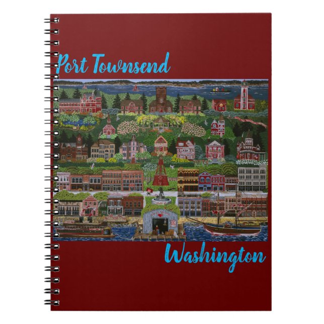 Caderno Espiral Historical Port Townsend, Washington (Frente)