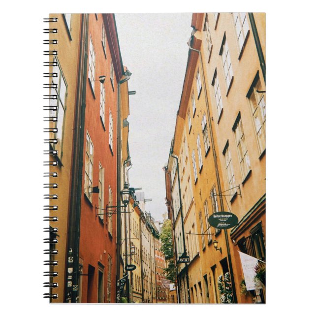 Caderno Espiral Histórico Gamla Stan, Cidade Velha de Estocolmo (Frente)