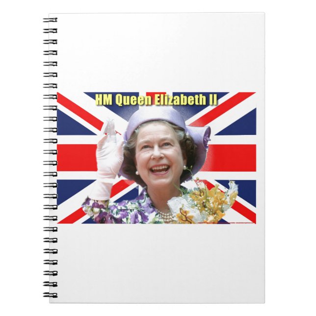 Caderno Espiral HM Queen Elizabeth II (Frente)