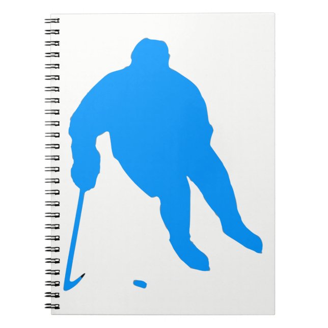 Caderno Espiral Hockey Silhouette (Frente)