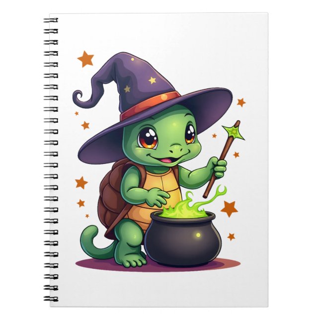 Caderno Espiral Hocus Shellcus Turtle (Frente)