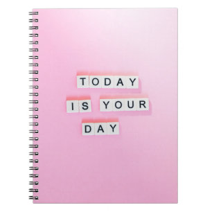CADERNO ESPIRAL HOJE É O TEXTO DO SEU DIA