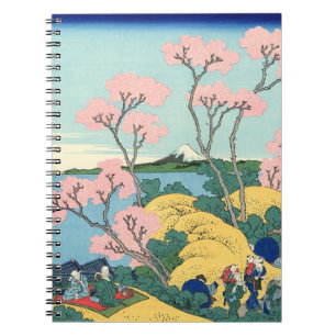 Caderno Espiral Hokusai Fuji de Gotenyama no Tōkaidō