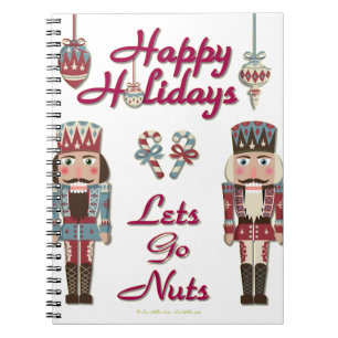 Caderno Espiral Holiday Nutcracker deixa Loucos irem