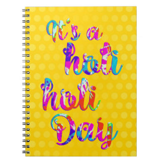 Caderno Espiral HoliES - É UM DIA HOLI HOLI + seu traseiro.