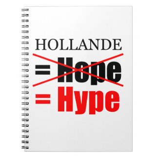 Caderno Espiral Hollande Not Hope = Hype - Notebook