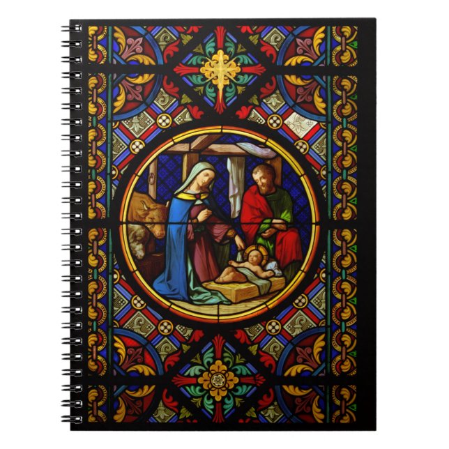 Caderno Espiral Holy Family "Stained Glass"  (Frente)