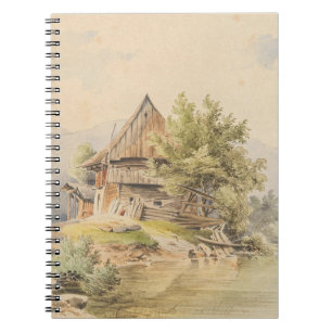 Caderno Espiral Holzhütte am See - Carl Lafite