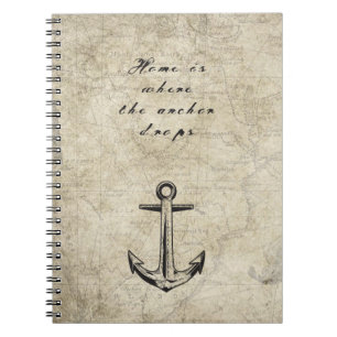 Caderno Espiral Home is drops where the anchor