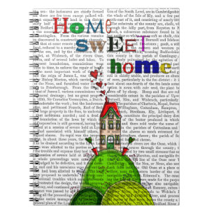 Caderno Espiral Home Sweet Home Illustration