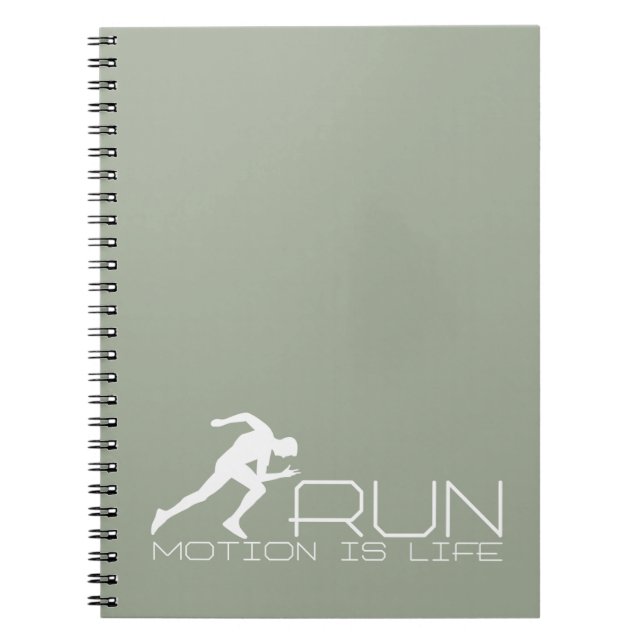 Caderno Espiral Homem fugitivo (Frente)