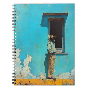 Caderno Espiral Homem na Sombra - Cena russa cubana