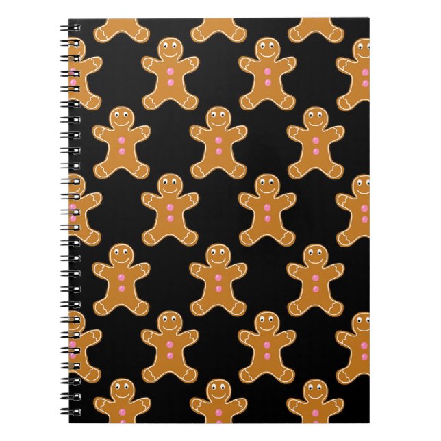 Caderno Espiral Homens de pão-de-espécie (Frente)