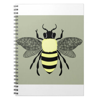 Caderno Espiral Honey Bee Design