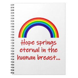Caderno Espiral Hope Primavera Eternal