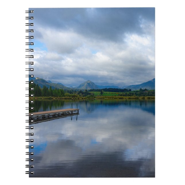 Caderno Espiral Hopfensee - Baviera - Allgäu - Alemanha (Frente)