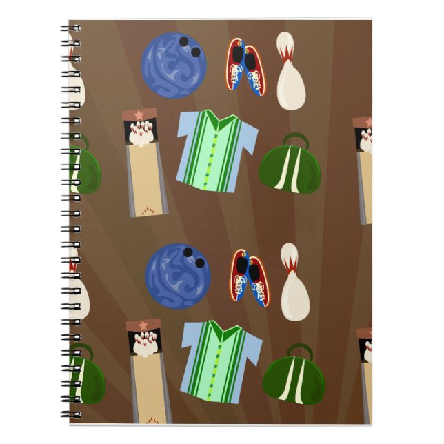 Caderno Espiral Hora das boliches! (Frente)