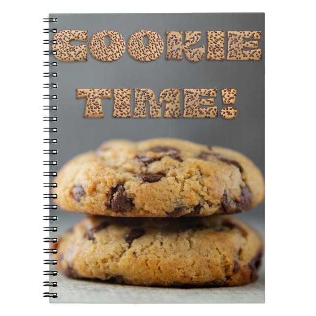 Caderno Espiral Hora do Biscoito! (Frente)