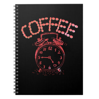 Caderno Espiral Hora do café, café quebrado