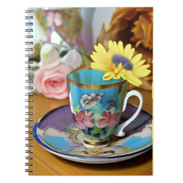 Caderno Espiral Hora do Chá