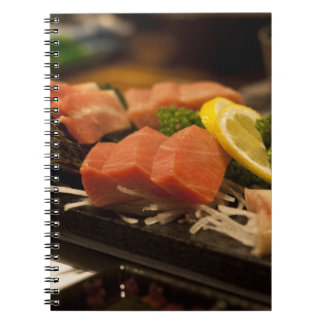 Caderno Espiral Hora do Sushi Atum Atum Festa Peixe Comida
