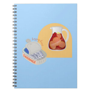 Caderno Espiral Horário Feliz na Espanha
