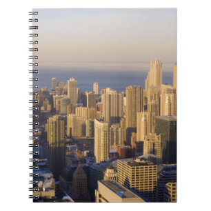 Caderno Espiral Horizonte de Chicago, Illinois, a partir da Sears 