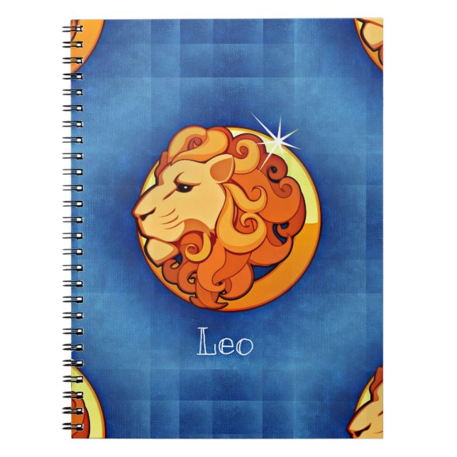 Caderno Espiral horóscopo leo (Frente)