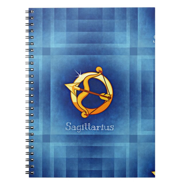 Caderno Espiral horóscopo sagitário (Frente)