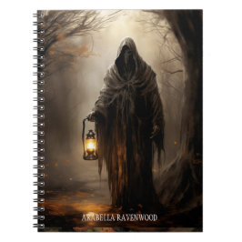 Caderno Espiral Horror do Dia das Bruxas Assustador e Assustador G