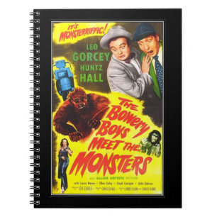 Caderno Espiral Horror do filme do vintage -