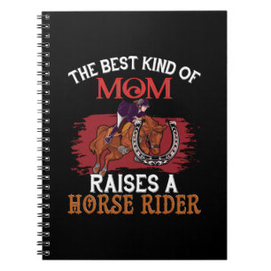 Caderno Espiral Horse Art O Melhor Tipo De Mãe