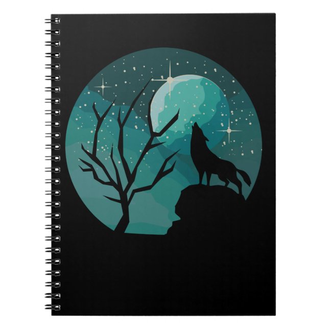 Caderno Espiral Howf Forest Animal Moon Nature Love (Frente)