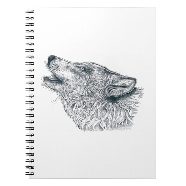Caderno Espiral Howling Wolf (Frente)