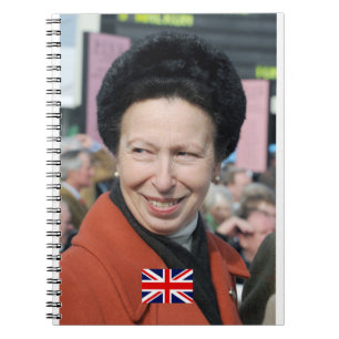 Caderno Espiral HRH Anne A Princesa Real