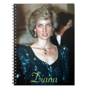 Caderno Espiral HRH Princesa Diana Viena 1986